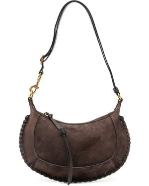 Isabel Marant Sac Porté Épaule Oskan En Daim - Marron