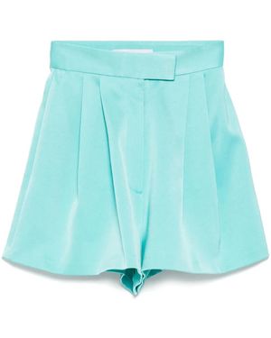 Alex Perry Pleated Shorts - Blue