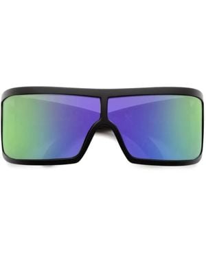 Retrosuperfuture Bones Obsidian Sunglasses - Blue