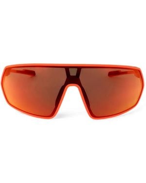 adidas Geometric-Frame Sunglasses - Orange