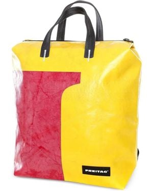 Freitag Petit Sac À Dos Pete À Patch Logo - Yellow