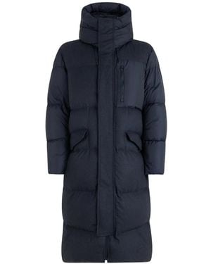 Herno Padded Paneled Coat - Blue