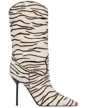 Paris Texas Lidia Western Boots - White