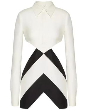 Valentino Garavani Strhype Crepe Couture Mini Dress - White
