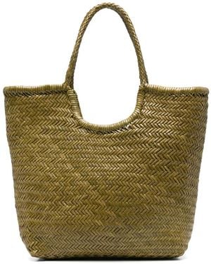 Dragon Diffusion Ns Diagonal Triple Jump Tote Bag - Green