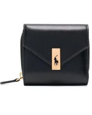 Polo Ralph Lauren Polo Id Compact Leather Wallet - Black