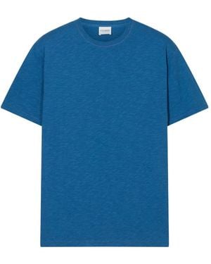 Closed Camiseta Con Cuello Redondo - Azul