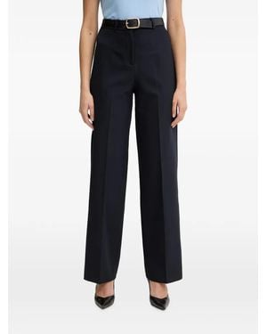 Morgan Belted Tailored Trousers - Black