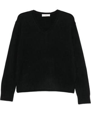 DUNST Pullover Mit V-Ausschnitt - Schwarz