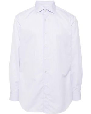 Brioni ストライプ シャツ - ホワイト