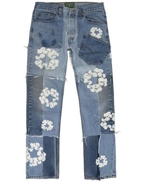 DENIM TEARS Patchwork Jeans - Blue
