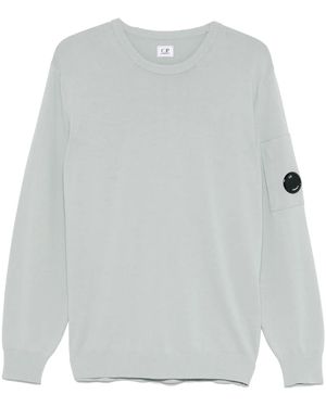 C.P. Company Pullover Mit Lens-Detail - Grau