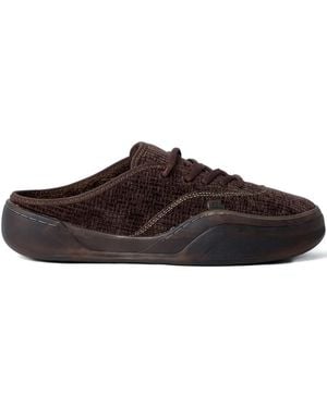 ERL Slip-On-Sneakers aus Cord - Braun