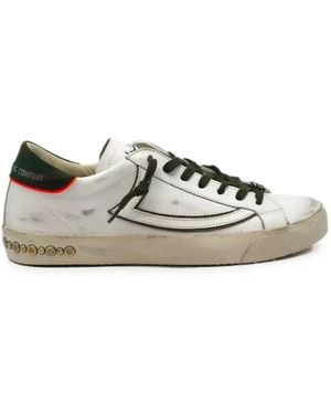 HTC Sneakers Vipers Con Effetto Vissuto - Bianco