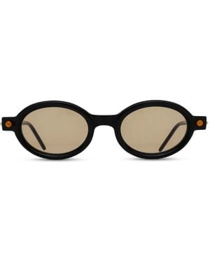 Kuboraum P6 Round-Frame Sunglasses - Black