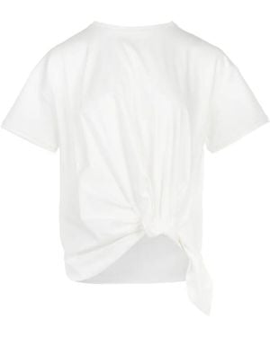 Club21 T-Shirt Joanna À Détail Noué - White