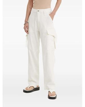 G-Star Cargo-Pocket Pants - White