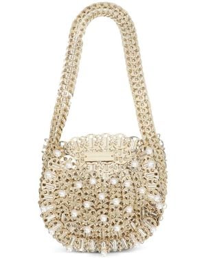 Rabanne Mini 1969 Shoulder Bag - White