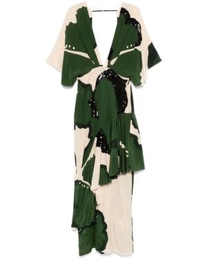 Johanna Ortiz Tesoro Escondido Maxi Dress - Green