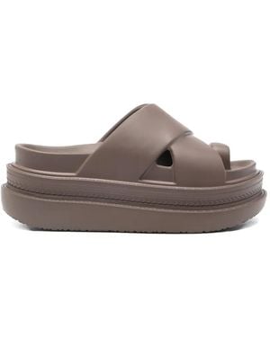 Sacai Foam Multiple Sole Sandals - Brown