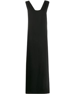 P.A.R.O.S.H. Scoop Neck Shift Dress - Black