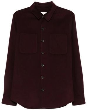Bompard Long-Sleeves Shirt Jacket - Purple