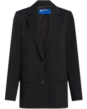 KARL LAGERFELD Karl Quote Blazer - Black