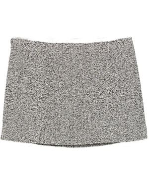 Michael Kors Tweed-Effect Mini Skirt - Grey