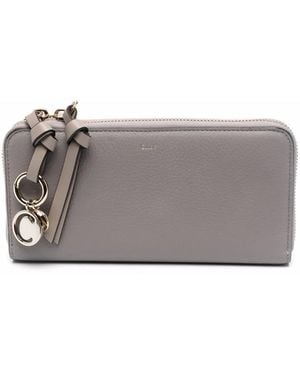 Chloé ファスナー財布 - グレー