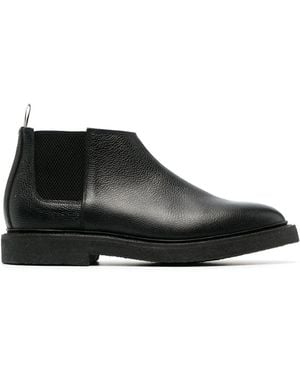 Thom Browne Mid-Top Chelsea Ankle Boots - Black