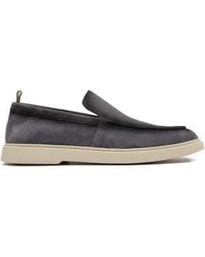 Officine Creative Bones Loafer aus Wildleder - Grau