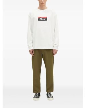 NANGA Pantalones con bolsillos con cordones - Verde