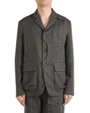 Uma Wang Sydney Newspaper jacket - Gris