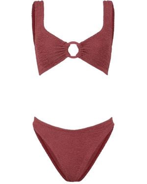 Hunza G Bikini Con Anello - Rosso