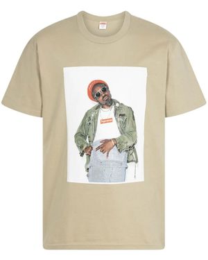 Supreme Andre 3000 Photograph-Print T-Shirt - Natural