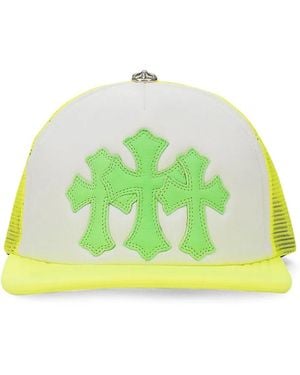 Chrome Hearts Cross-Patch Trucker Cap - Green