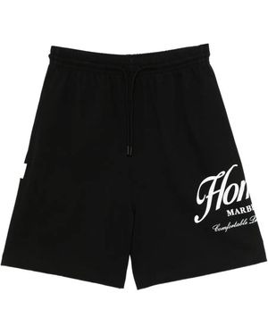 Homies Marbella Logo-Printed Shorts - Black