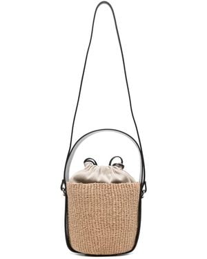 Chloé Small Woody Bucket Bag - Natural