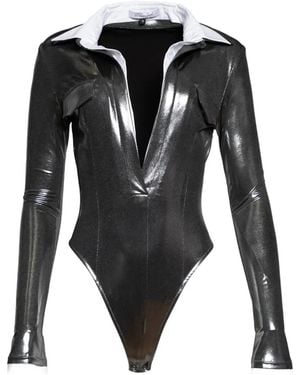 LAQUAN SMITH Long-sleeve bodysuit - Negro
