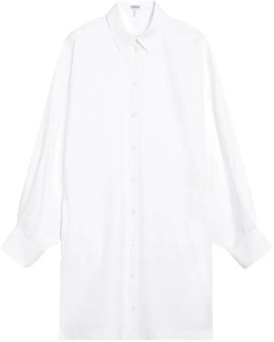 Loewe Mini Shirt Dress - White