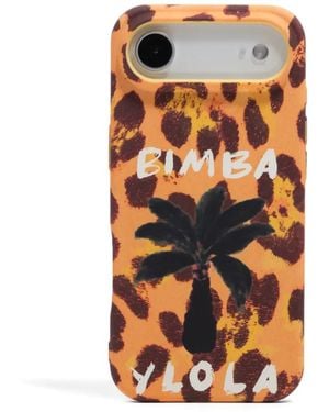 Bimba Y Lola Iphone 17 Air Animal-Print Phone Case - Orange