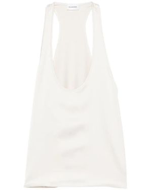 ANDAMANE Racerback Top - White