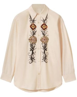 La DoubleJ Chemise En Coton - Neutre