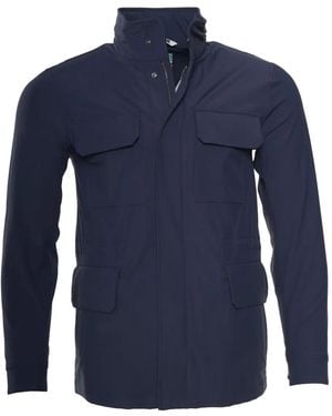 Kiton Yari Jack Met Klepzakken - Blauw
