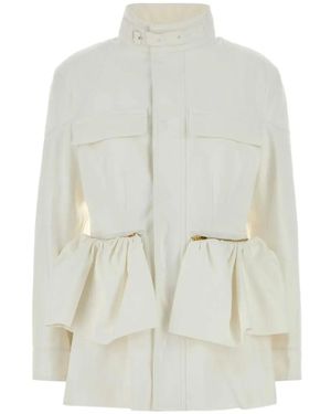 Carven Esperanto Ruffled Jacket - White