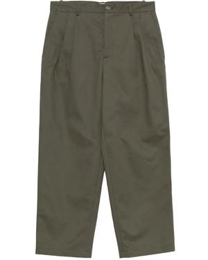Maison Kitsuné Straight-Leg Trousers - Green
