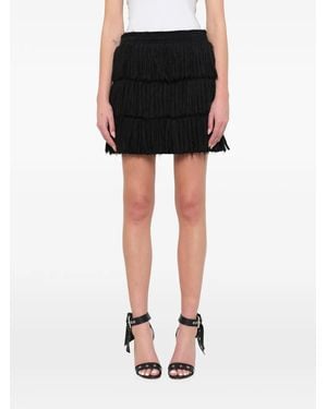 Lanvin Fringed Skirt - Schwarz