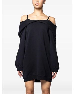 Maison Margiela Off-Shoulder Mini Dress - Black