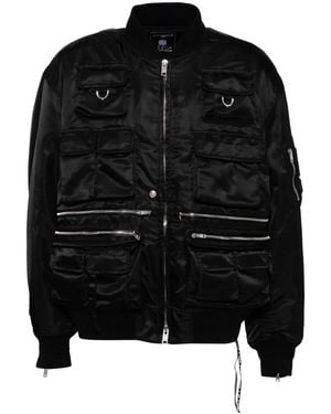 MASTERMIND WORLD Multiple-Pockets Jacket - Black
