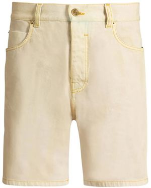 Balmain Five-Pocket Bermuda Shorts - Natural